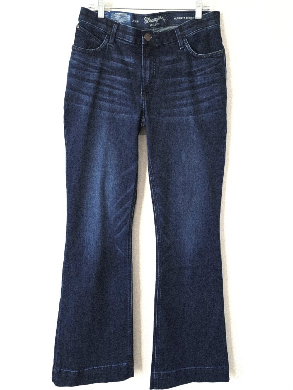 Wrangler Willow Ultimate Riding Bootcut Jeans Womens 31 Dark Wash NWT